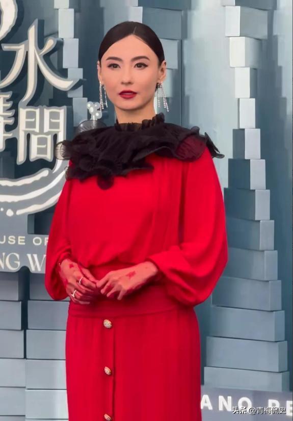 抢镜胡杏儿美出圈C位张柏芝抢尽风头AG真人平台澳门晚宴：刘嘉玲大露背(图11)